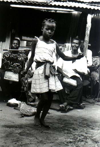 O 'samba' ensaio da burrinha , Cotonu, 1995.